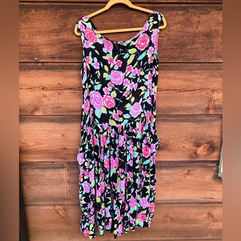 Gauzy Floral Dress